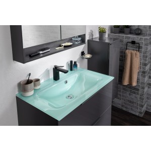 Fackelmann Handtuchring New York, schwarz-matter Handtuchhalter im Industrial Design.