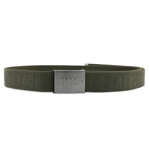 Herock Gürtel Glaucus in Dunkel Khaki mit Metallschnalle und Herock Logo.