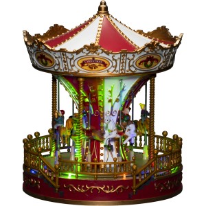 Konstsmide LED Szenerie Karussell mit Musik 16 Bunte Dioden