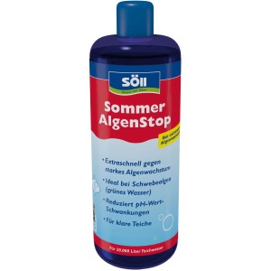 Söll SommerAlgenStop 1l: Algenbekämpfungsmittel für klare Teiche im Sommer.