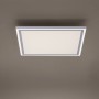 Quadratische, dimmbare LED-Deckenleuchte Edging in Weiß, 46,4x46,4 cm. Modernes Design.