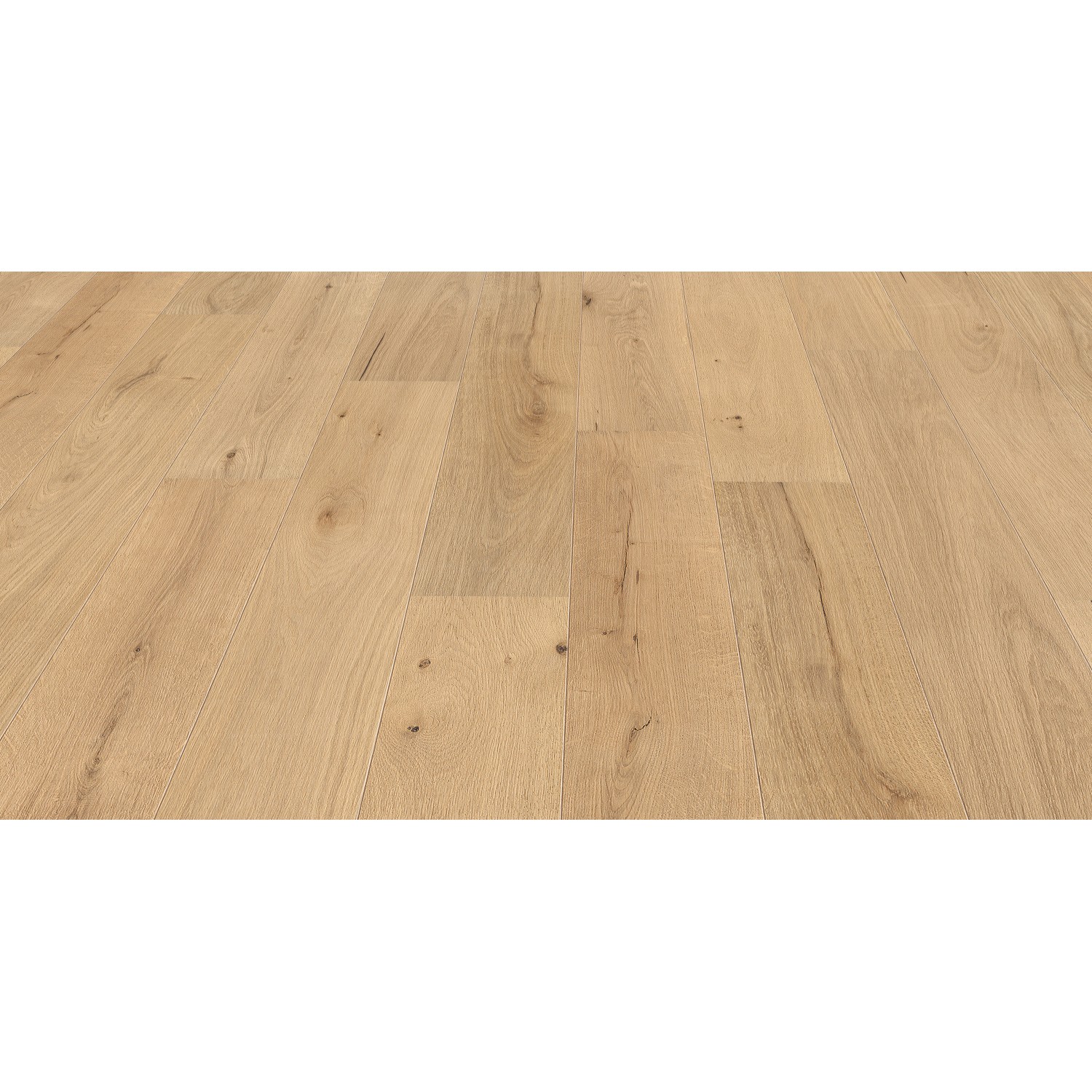 Living by Haro Parkett Eiche Pure, Landhausdiele mit Naturöl-Finish und strukturierter Oberfläche.