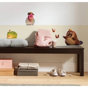 Komar Sticker Disney and Pixar Hoppers Queens and King 30 cm x 30 cm 5-tlg.