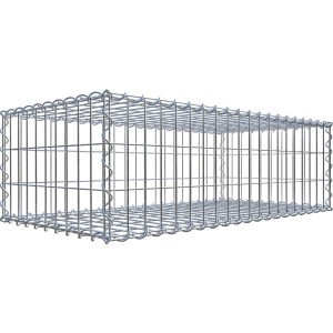 Gabiona Gabionenkorb 30 cm x 100 cm x 50 cm Maschenw 5 cm x 10 cm