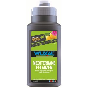 Wuxal Mediterrane Pflanzen Dünger, 250ml Flasche für üppige Blüten und Fruchtbildung.