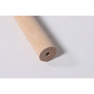 Handlauf Buche Massivholz Ø 40 mm - Länge 2.250 mm für den Innenbereich