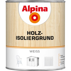 Alpina Holz-Isoliergrund Weiß matt 750 ml