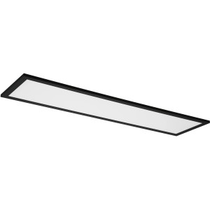 Ledvance LED-Deckenleuchte Planon Plus, schwarz, 100x25 cm, mit Fernbedienung.