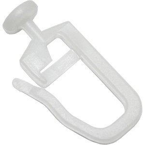 Gardinia Gleiter für Vorhangschienen Weiß