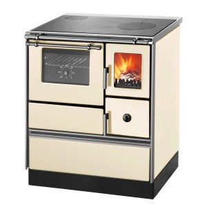 Westminster Küchenherd K76F-70 Stahl Backfach Links Elfenbein 7,6 kW