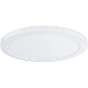 Rundes, weißes Paulmann LED Einbaupanel Cover-it mit Sensor, Ø330mm.