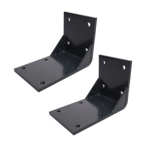 2er-Set Deckenadapter für Kassetten-Markise, Stahl, anthrazit, zur Deckenmontage.