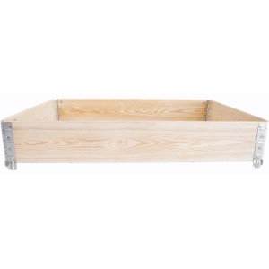 Hochbeet Palettenrahmen Eco 120 cm x 80 cm Natur