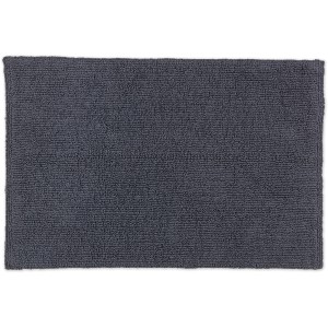 Schöner Wohnen Badmatte Bahamas, 40x60 cm, Uni Anharazit, Baumwoll-Badteppich