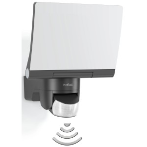 Steinel LED-Sensorstrahler XLED Home 2 XL S Graphit für den Außenbereich mit Bewegungsmelder.