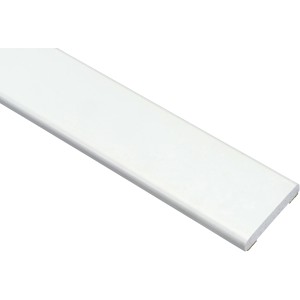 Weiße, selbstklebende Wandleiste, 9 x 55 mm, 2,5 m Länge, für Fenster-Zubehör.