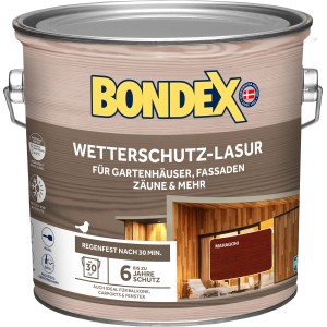 Bondex Wetterschutz-Lasur Mahagoni 2,5 l