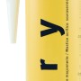 Weiße Acryl Kartusche von CMI, 310ml, für Fugen und Risse im Innenbereich.
