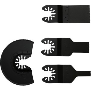 LUX Multitool-Set, 13-teilig: Verschiedene Sägeblätter und Schaber für Multifunktionswerkzeuge.