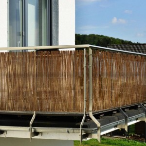 Sol Royal Weide Sichtschutzzaun (150x500cm) als Balkonverkleidung und Windschutz.