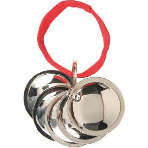 Trixie Dog Activity Trainings-Discs, 5 Metallscheiben mit roter Schlaufe für Hundetraining.