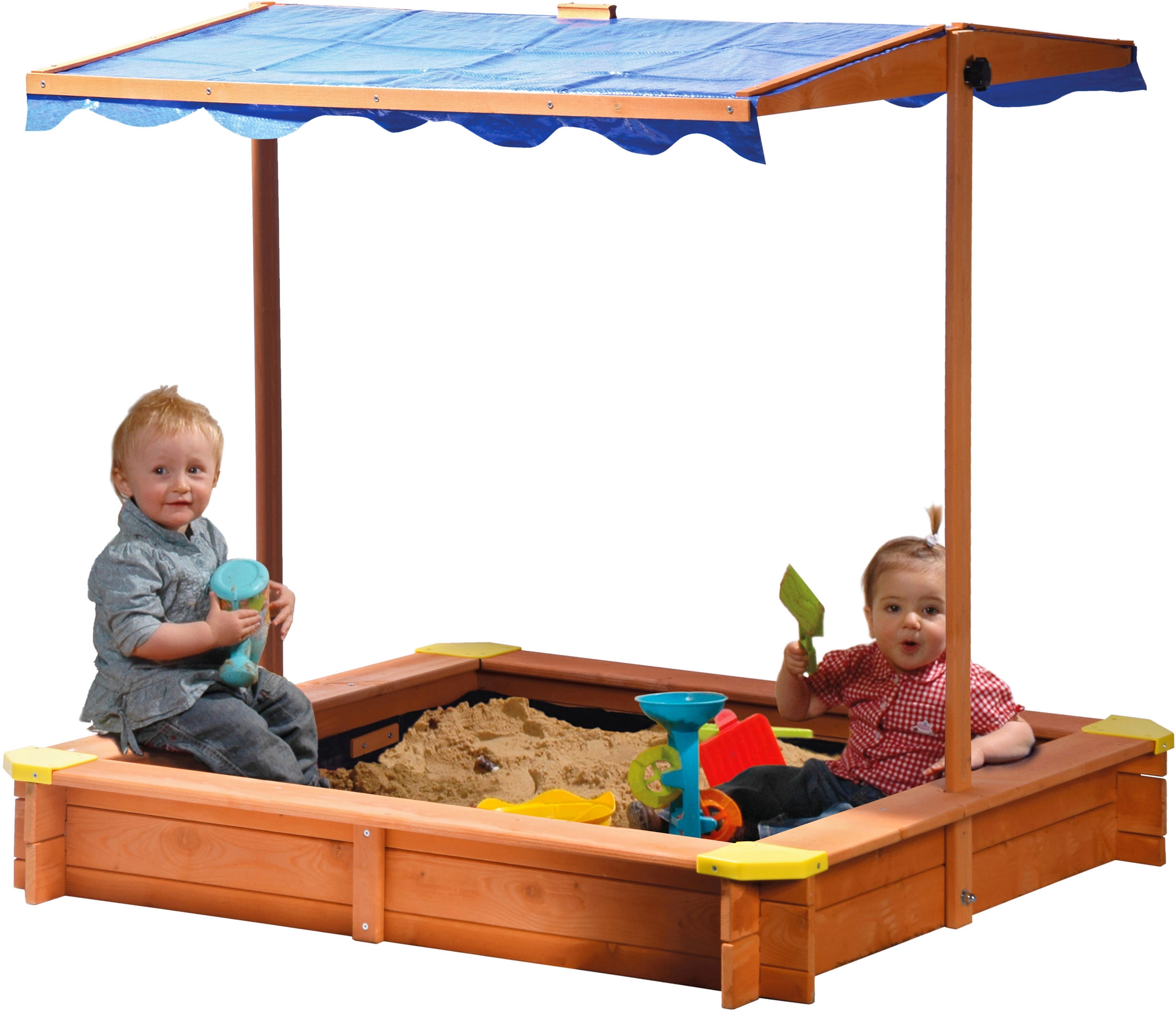 Dobar Sandkasten mit höhenverstellbarem und neigbarem Dach FSC® kaufen
