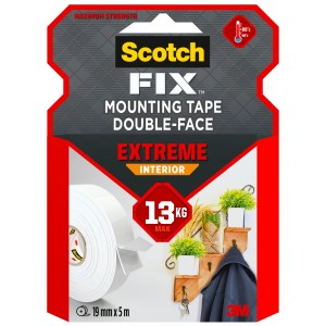 Scotch-Fix Innenmontageband Extreme Doppelseitig 19 mm x 5 m Weiß