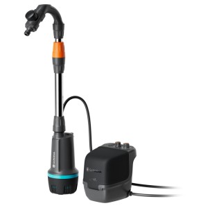 Gardena Akku-Regenfasspumpe 2600 Comfort 18V Solo für die Gartenbewässerung.