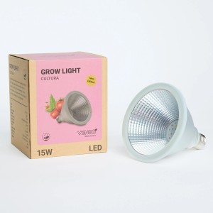 Venso E27 LED-Pflanzenlampe Cultura 15 W mit Verpackung. Fördert Pflanzenwachstum.