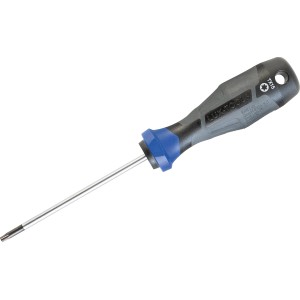 LUX Schraubendreher Professional TX15 mit ergonomischem Griff und Aufhängeloch.