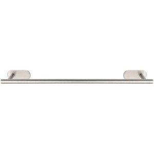 Wenko Badetuchstange Turbo-Loc Orea Matt, Edelstahl Handtuchhalter zur Wandmontage.