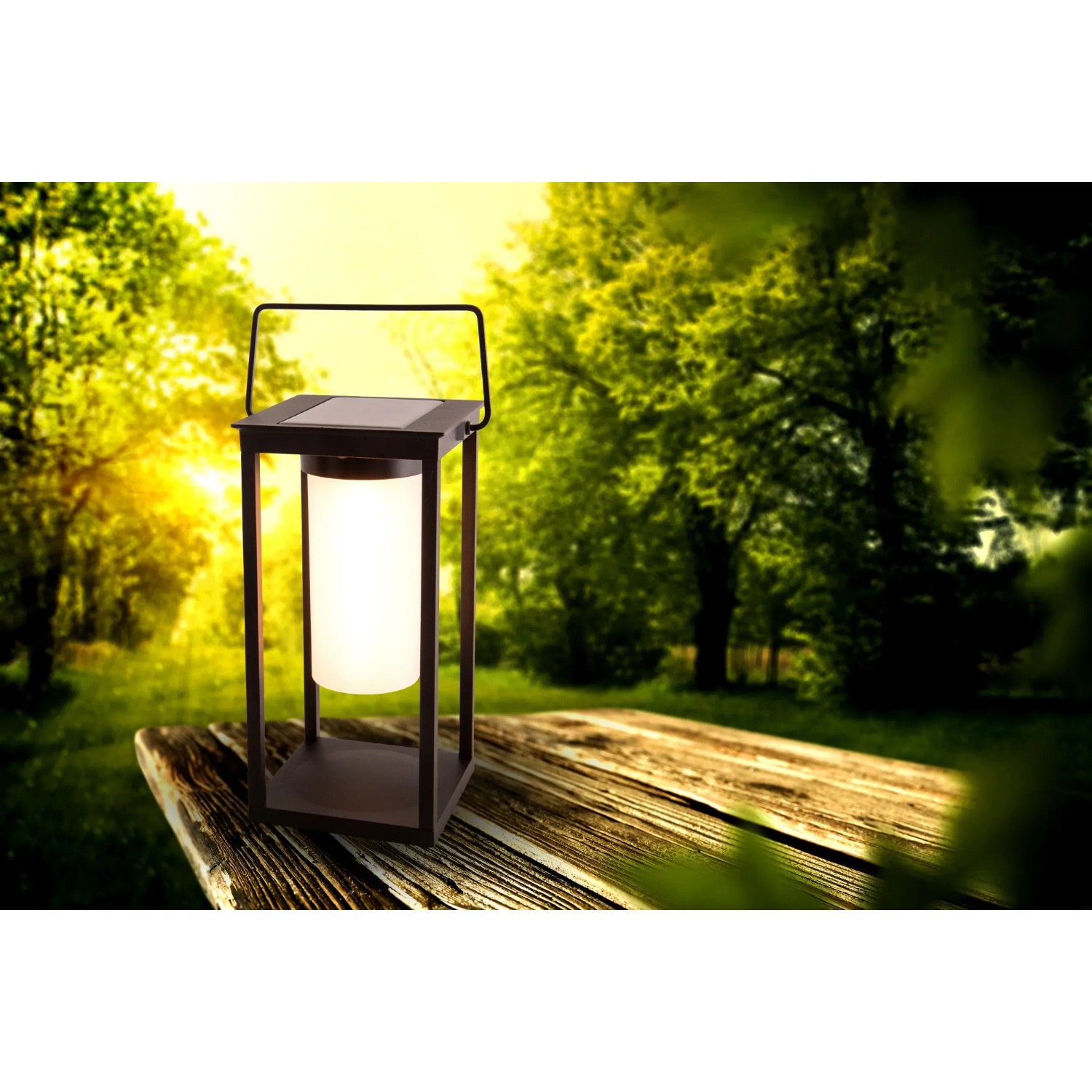 Näve LED-Camping-/Sockelleuchte, 28 cm, mit 2 Helligkeitsstufen, für den Außenbereich.