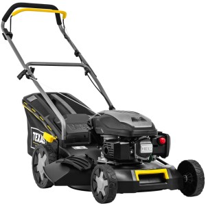 Texas Benzin-Rasenmäher XT 460, schwarz-grau, 46 cm Schnittbreite, mit Fangkorb.