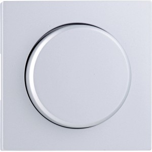 OBI Abdeckung für Dimmer Virgo, silberfarben, zur Verdeckung von Unterputzelementen.