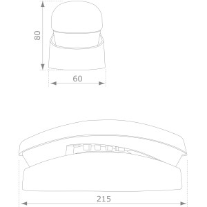 Axi Telefon Grün für Spielhaus, Zubehör für Gartenspielgeräte.