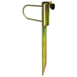 Schneider Rasendorn für Sonnenschirme aus verzinktem Stahl mit Handgriff.