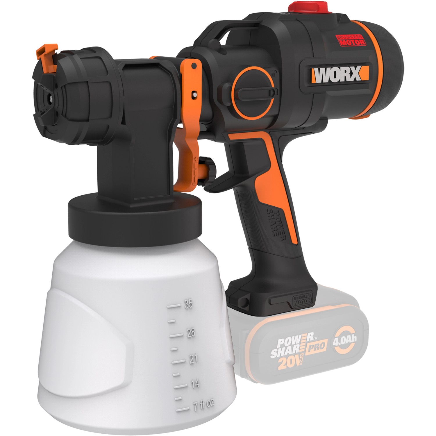 Worx Farbsprühgerät WX020.9 20 V ohne Akku und Ladegerät kaufen bei OBI
