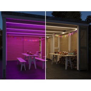 Paulmann Verlängerungskabel für SimpLED Outdoor LED-Streifen, 2,5m, schwarz, zur flexiblen Erweiterung des Systems.