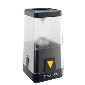 Varta Outdoor Ambiance L30RH Laterne: LED-Taschenlampe mit Dimmfunktion und Powerbank.