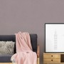 Graue, matte Vliestapete Uni, glatte Oberfläche, FSC®-zertifiziert. Dekorative Tapete im Wohnraum.