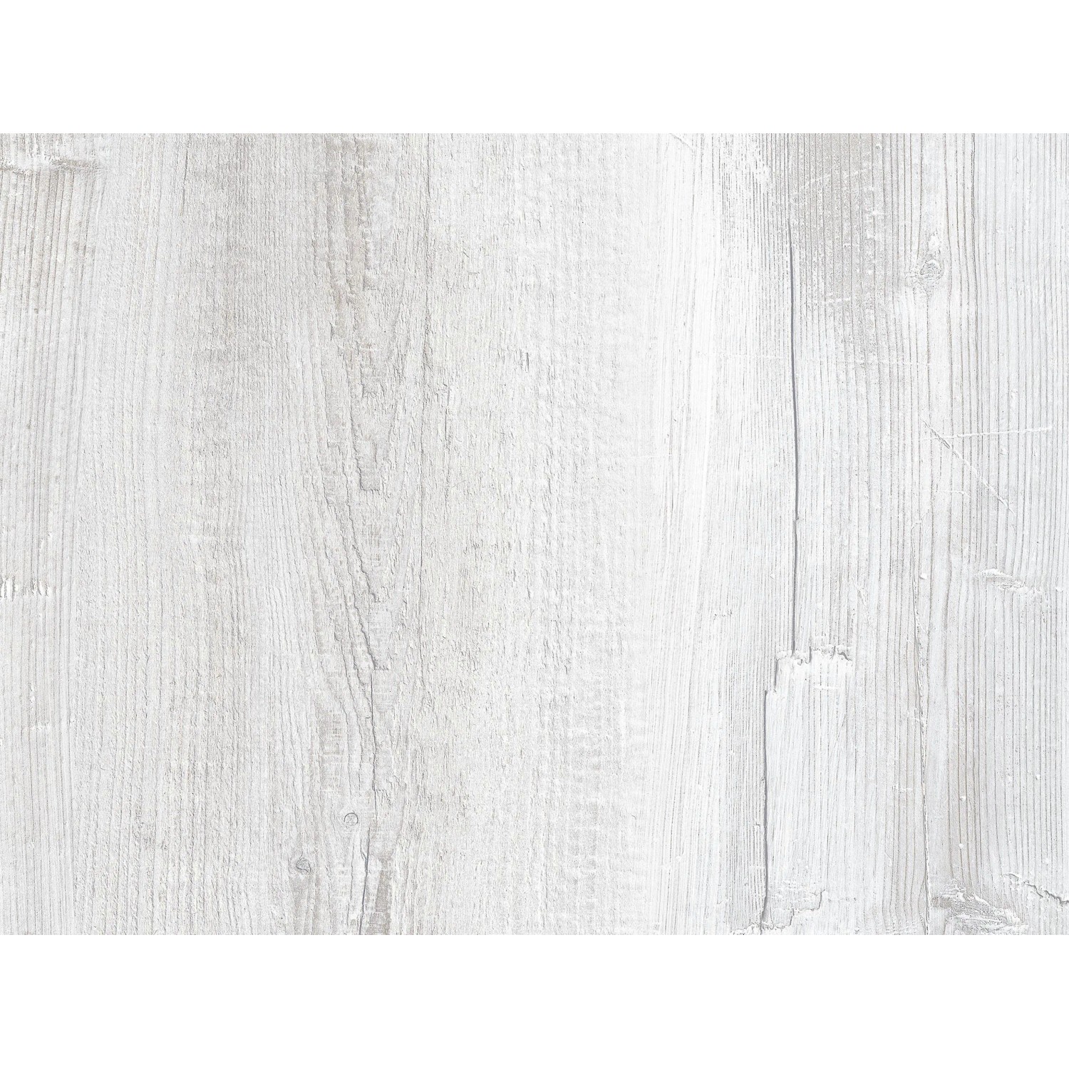 Heller Laminatboden im Pinie Grizzly Pine Dekor mit Holzmaserung.