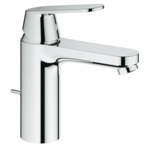 Grohe Eurosmart Waschtischarmatur in Chrom, Einhandmischer für Waschbecken.