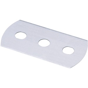 Fackelmann Ersatzklingen, 5 Stück, für Glasschaber, Edelstahl, 4,4x2,2 cm.