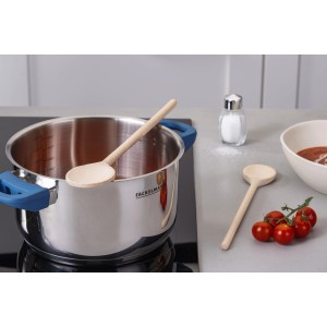 Fackelmann Holzkochlöffel-Set FAIR Essential, 2-teilig, aus Buchenholz. Küchenhelfer zum Rühren in Töpfen.