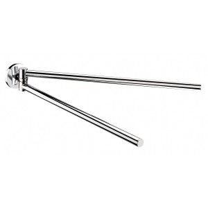 CMI Handtuchhalter S 300 Schwenkbar verchromt 2-armig 40 cm
