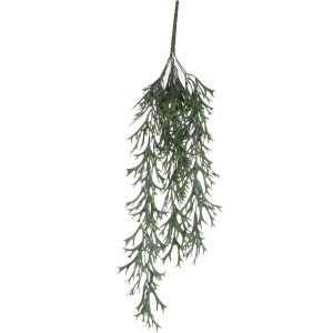 Hängende, grüne Kunstpflanze Citronella von Mica Decorations, 84 cm lang.