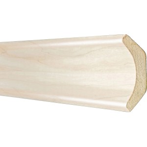 Hohlkehlleiste Birke Taiga foliert 22 mm x 22 mm Länge 2600 mm