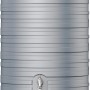 Garantia Regenwasserbehälter Nordic, 300 l, Steingrau mit Deckel und Wasserhahn-Anschluss.