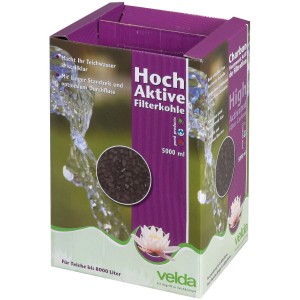 Verpackung Velda hoch Aktive Filterkohle für Teiche bis 8000 Liter.