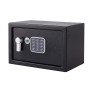 Schwarzer Yale Tresor Value Safe S mit digitalem Zahlenschloss und Schlüssel.